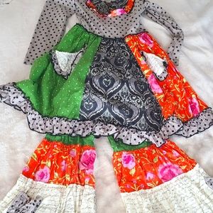 Mustard Pie sz 5 dress and pants.